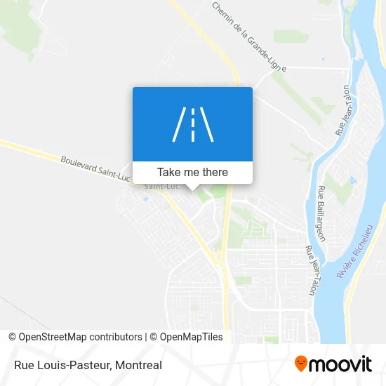 Rue Louis-Pasteur map