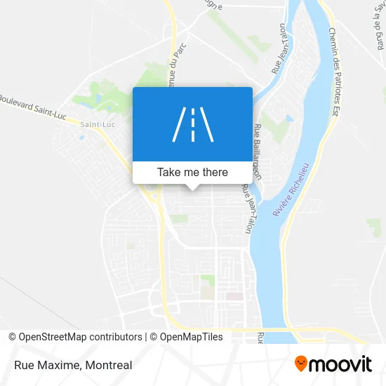 Rue Maxime map