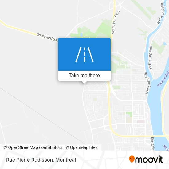 Rue Pierre-Radisson map