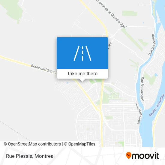 Rue Plessis map