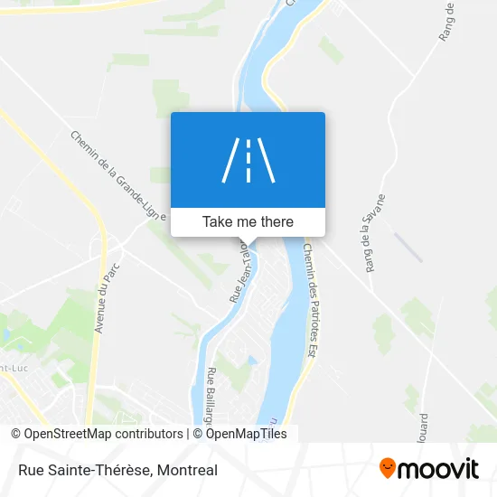 Rue Sainte-Thérèse map