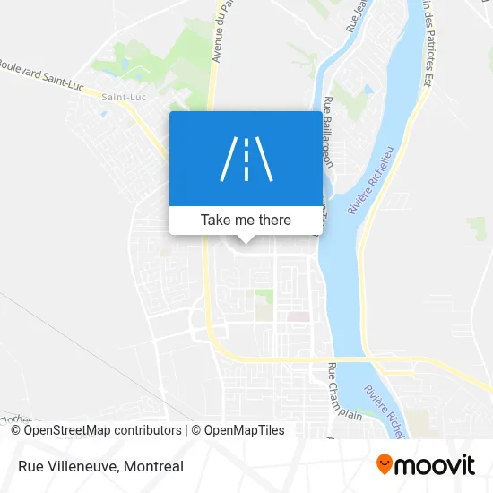 Rue Villeneuve map