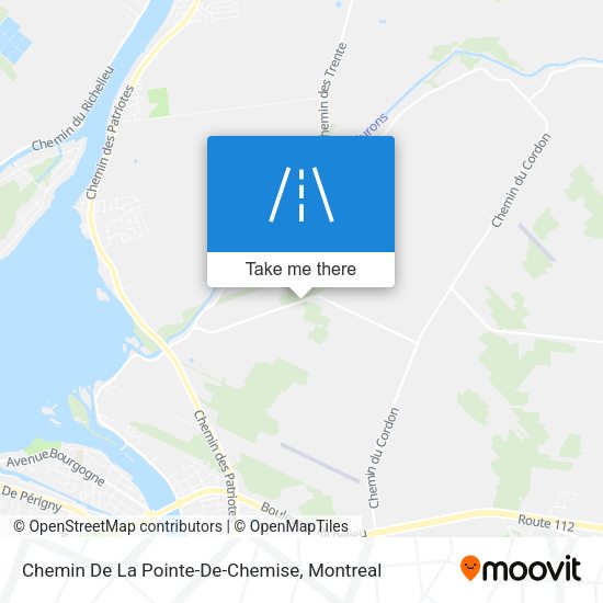 Chemin De La Pointe-De-Chemise map