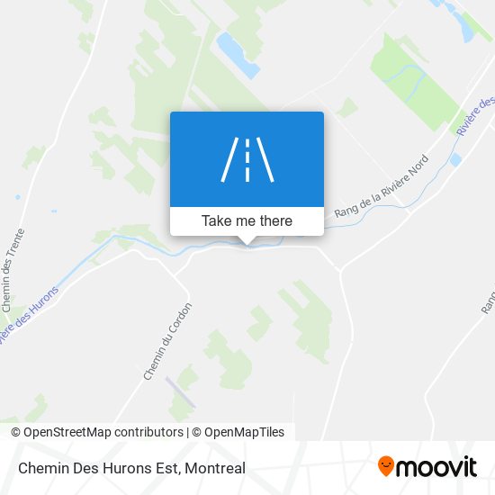 Chemin Des Hurons Est map