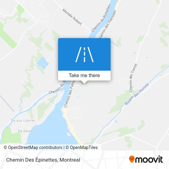 Chemin Des Épinettes map