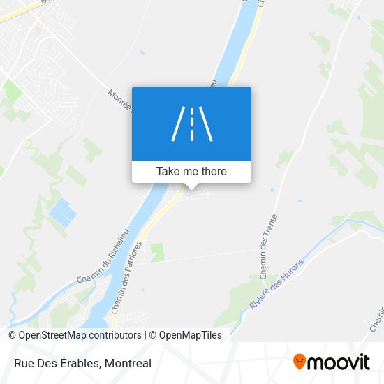 Rue Des Érables map