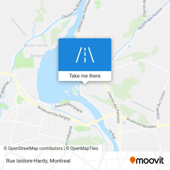 Rue Isidore-Hardy map