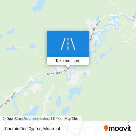 Chemin Des Cyprès map