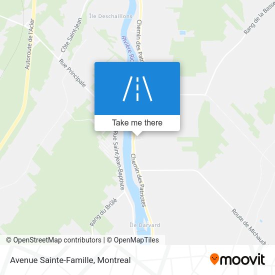 Avenue Sainte-Famille map