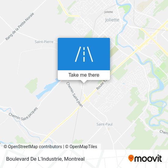Boulevard De L'Industrie map