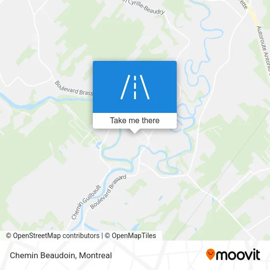 Chemin Beaudoin map