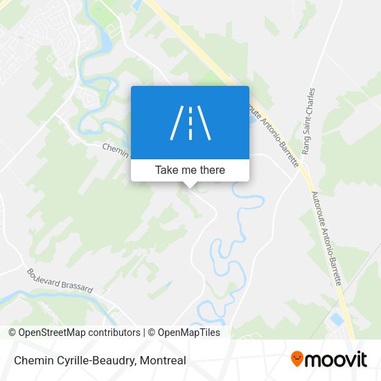 Chemin Cyrille-Beaudry map