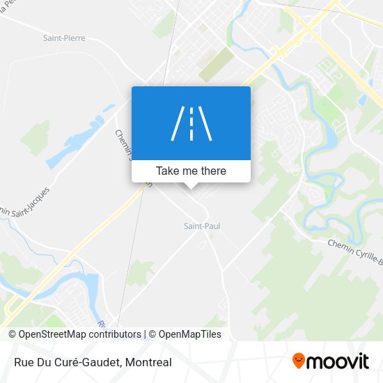 Rue Du Curé-Gaudet map