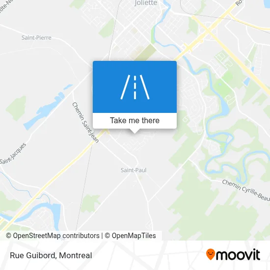Rue Guibord map