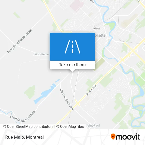 Rue Malo map