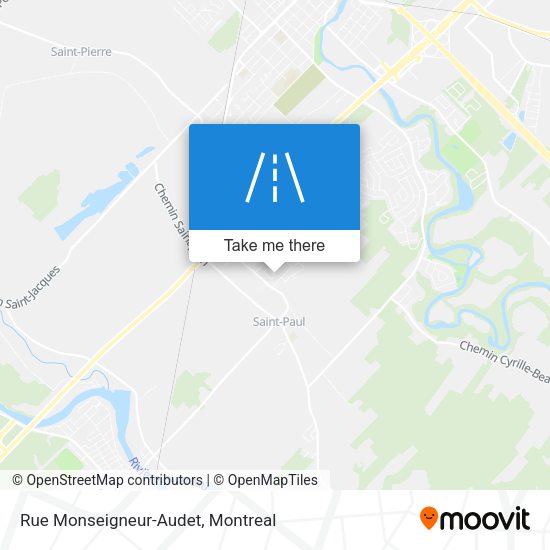 Rue Monseigneur-Audet map