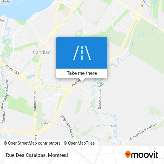 Rue Des Catalpas map