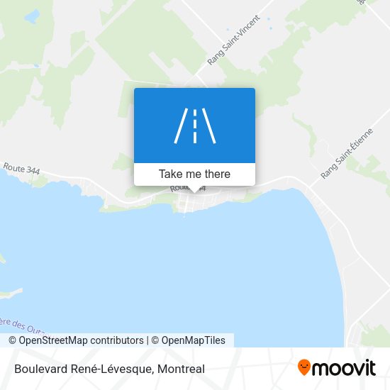 Boulevard René-Lévesque map