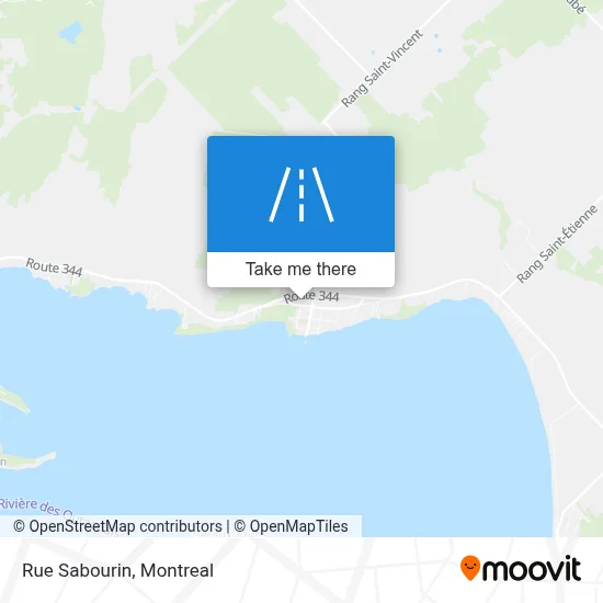 Rue Sabourin map
