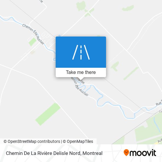 Chemin De La Rivière Delisle Nord map