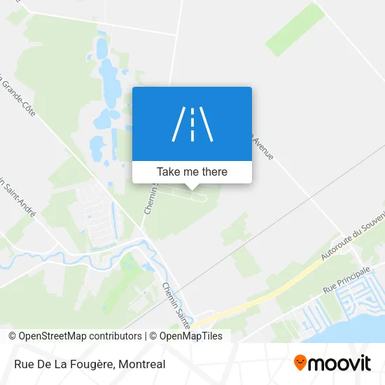 Rue De La Fougère map