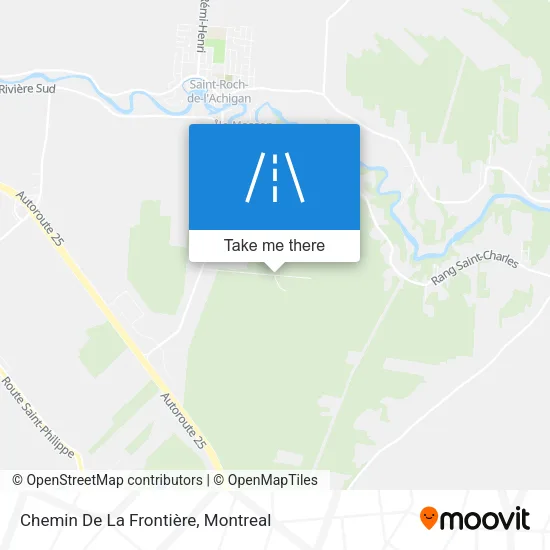 Chemin De La Frontière map