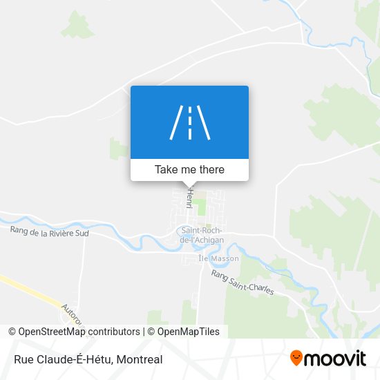 Rue Claude-É-Hétu map