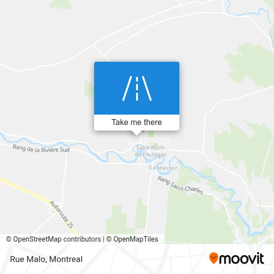 Rue Malo map