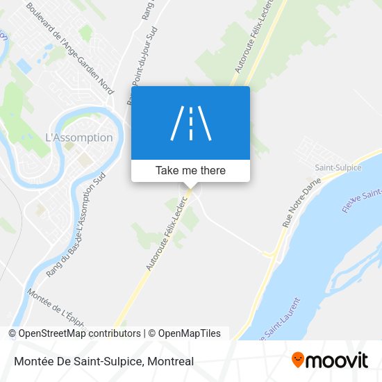 Montée De Saint-Sulpice map
