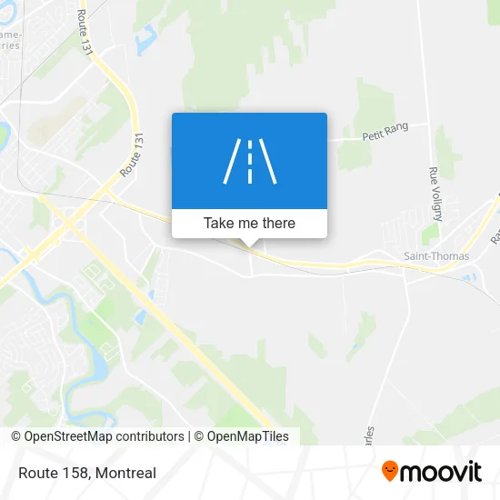 Route 158 map
