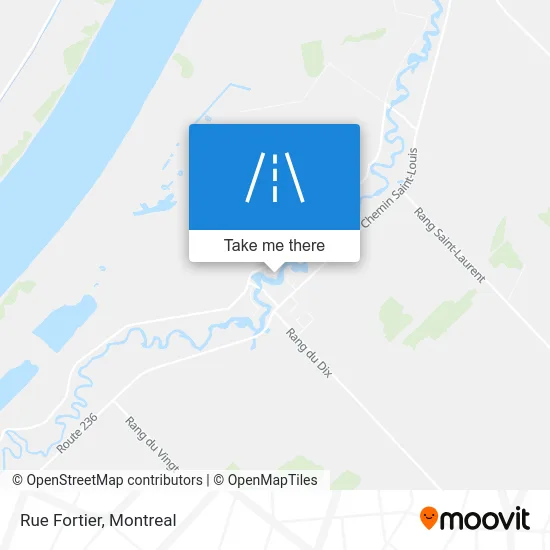 Rue Fortier map