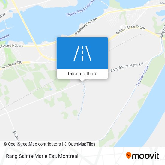 Rang Sainte-Marie Est map