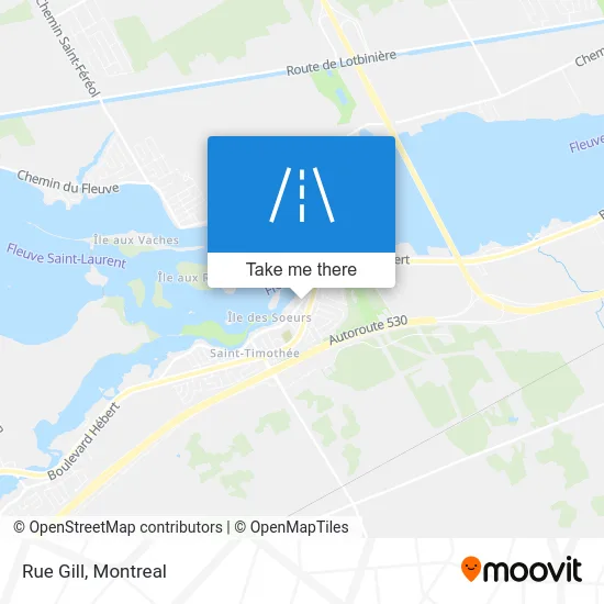 Rue Gill map