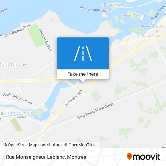 Rue Monseigneur-Leblanc map