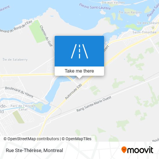 Rue Ste-Thérèse map