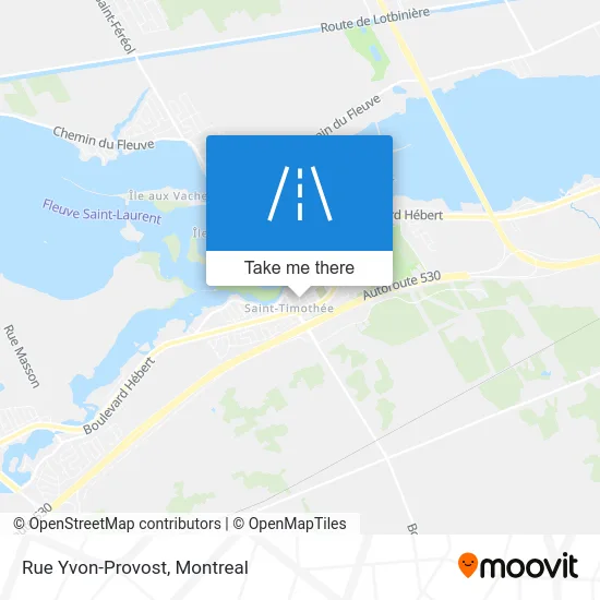 Rue Yvon-Provost map