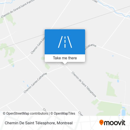 Chemin De Saint Télesphore map