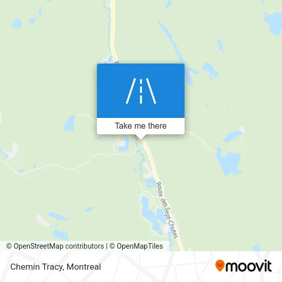 Chemin Tracy map