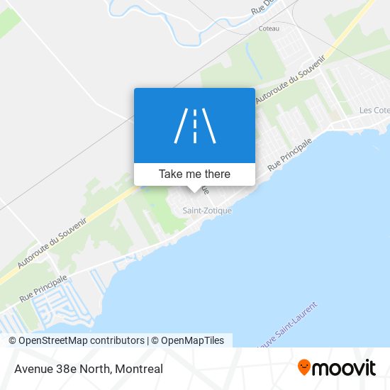 Avenue 38e North map