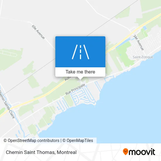 Chemin Saint Thomas map