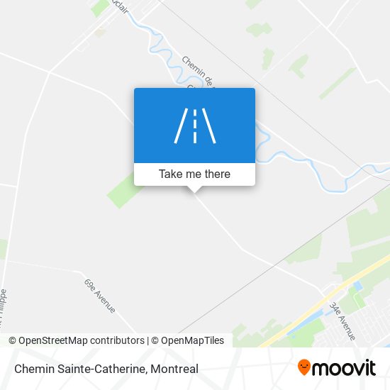 Chemin Sainte-Catherine map