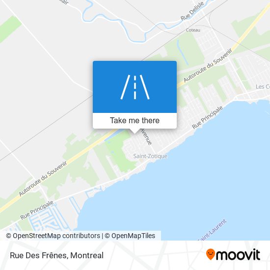 Rue Des Frênes map