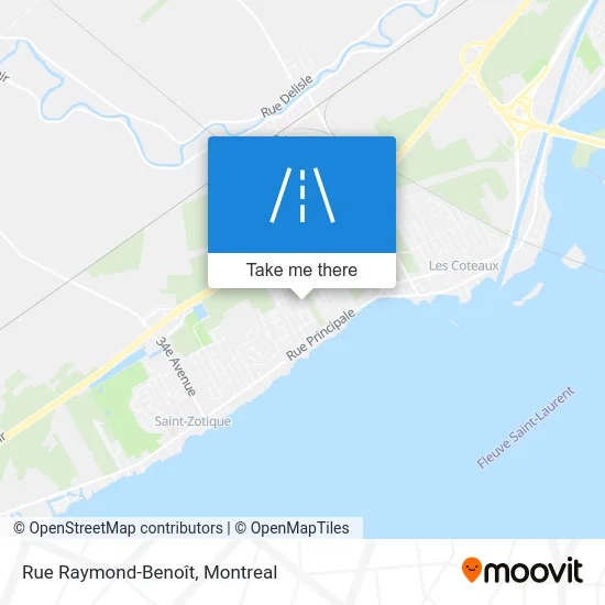 Rue Raymond-Benoît map