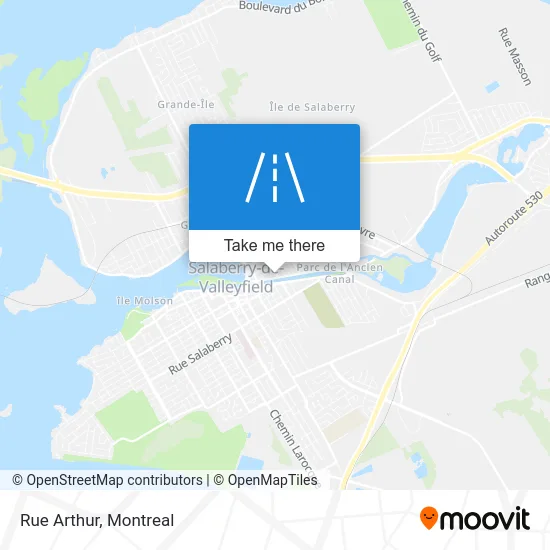Rue Arthur map