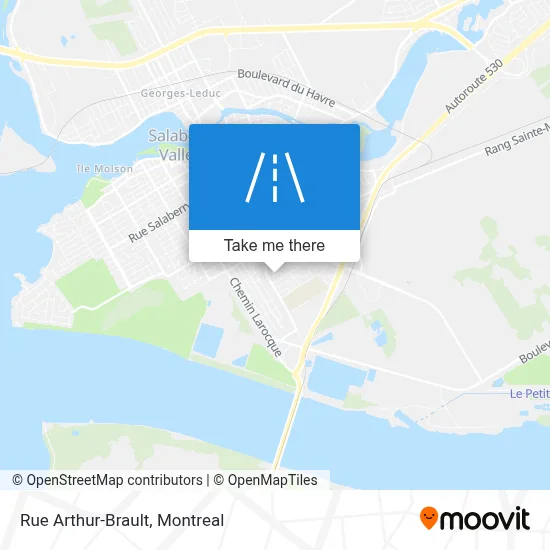 Rue Arthur-Brault map