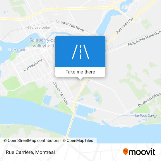 Rue Carrière map