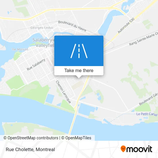 Rue Cholette map