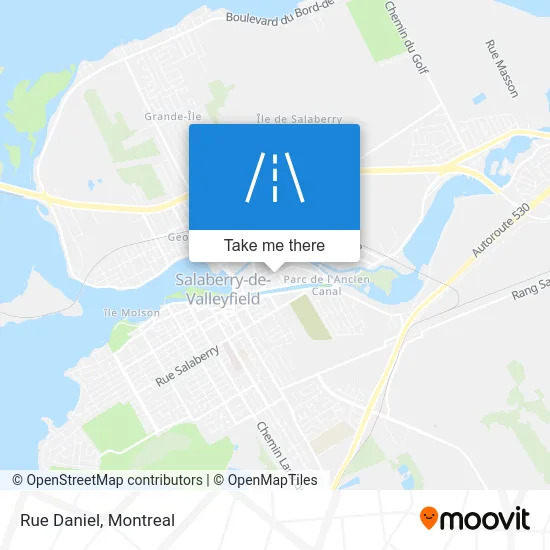 Rue Daniel map