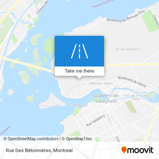 Rue Des Bétonnières map
