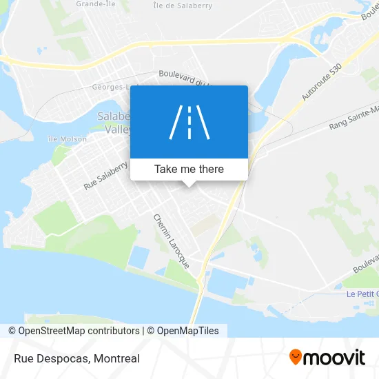 Rue Despocas map